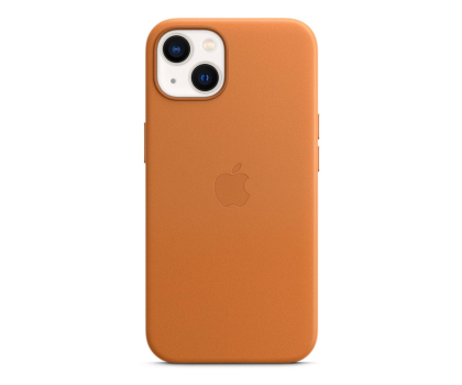 Etui do telefonów APPLE ETUI do iPhone 13 Leather Case with MagSafe - Golden Brown